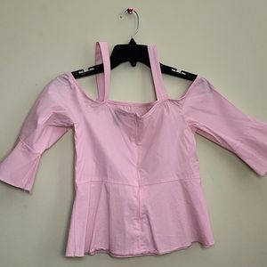 Forever 22 women’s pink tank top ruffle shirt